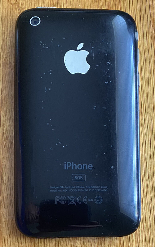 APPLE iPhone 3G Black 8 GB Model A1241 Original Box
