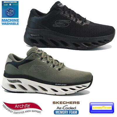 MENS SKECHERS TRAINERS ARCH FIT MEMORY FOAM FITNESS WALKING