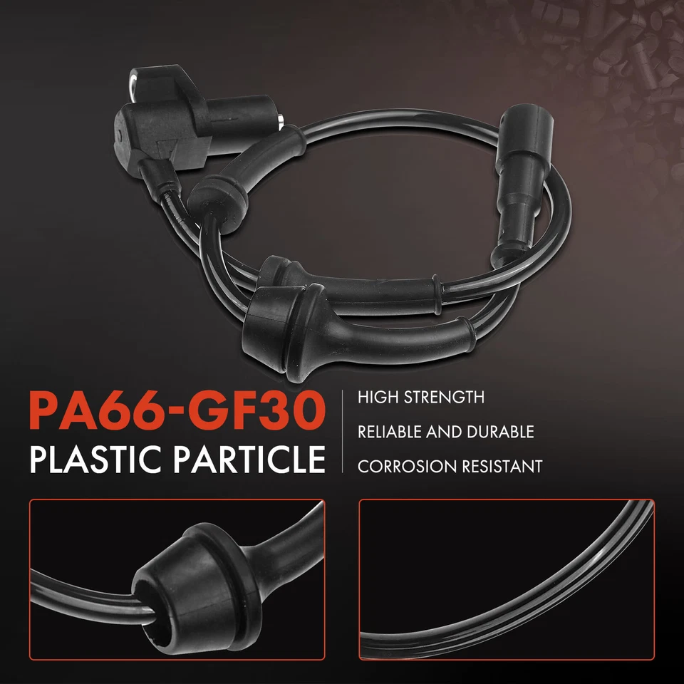 2x Sensor de velocidad de rueda ABS delantero izquierdo y derecho para Volkswagen EuroVan 92-97 99-04 Foto 4 de 4