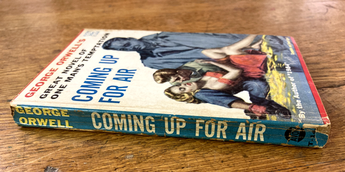 COMING UP FOR AIR by GEORGE ORWELL Vintage PB 1950 AVON Book T-144 - Picture 2 of 4