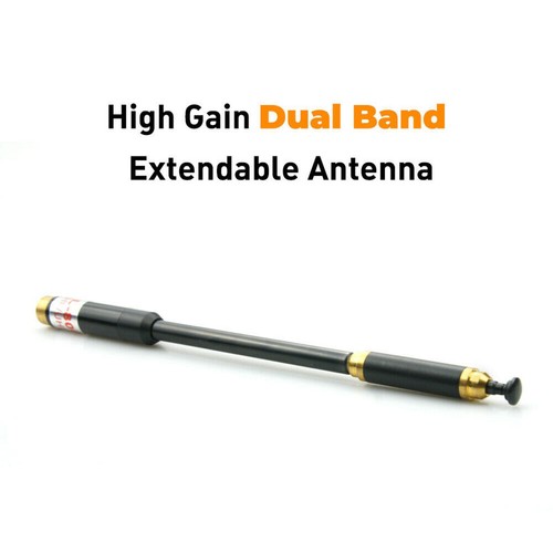 Telescopic AL-800 Dual Band VHF UHF SMA-Female Antenna For BaoFeng UV-5R UV-9R A - Zdjęcie 11 z 13