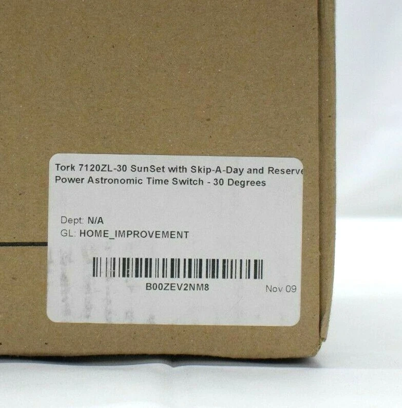Puesta de sol Tork 7120ZL-30 con interruptor de tiempo astronómico de marcha y reserva Foto 2 de 4