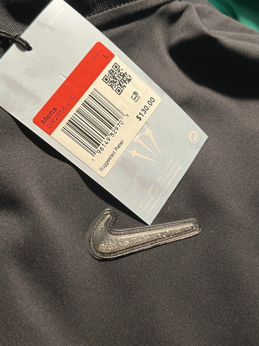 Nike X NOCTA Swoosh Swarovski Crystal Jacket Black DR2656 010 Size