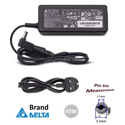 19 V (1,7 mm) UK-Stecker Adapter Netzteil für Acer C710-2822 Chromebook