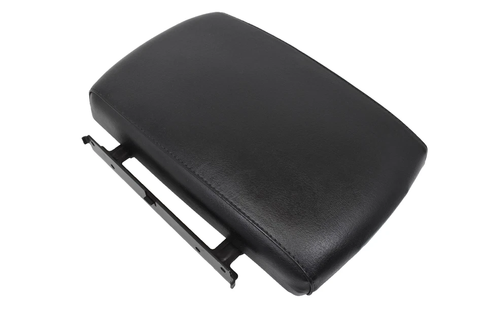 Nissan Máxima 2004-2006 consola central cuero negro tapa reposabrazos emergente OEM Foto 4 de 4