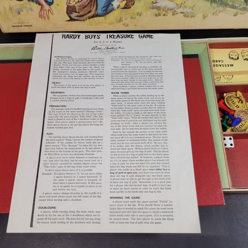 Hardy Boys Treasure Game - Juego de mesa Parker Brothers 1960 - De colección - Completo - Imagen 5 de 6