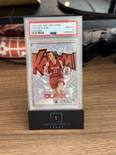Caitlin Clark #1 2025 Panini One And One WNBA Kaboom card