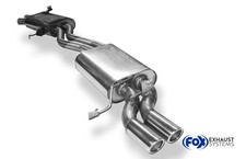 FOX Racinganlage ab Kat 2x70 eingerollt für Audi 200 Quattro Typ 44Q 2.2l 20V T