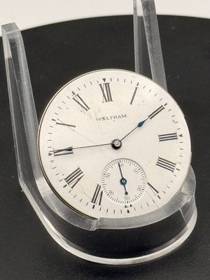 For Parts or Project, Waltham Pocket Watch Movement, Circa 1921, 6s, 15J mixed