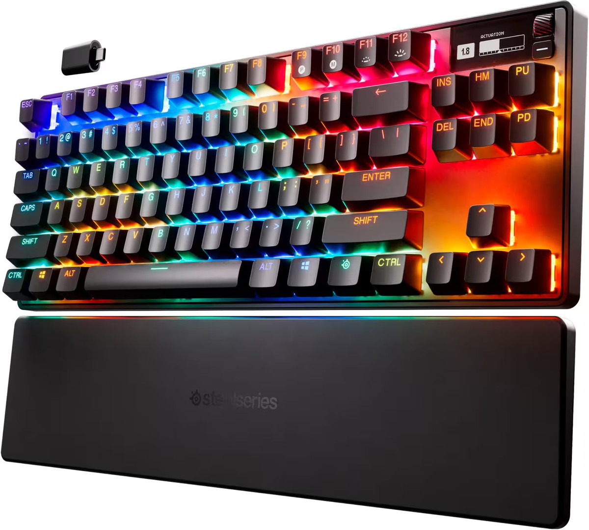 SteelSeries Apex Pro TKL アームレスト　箱付き SteelSeries - Apex Pro TKL V2 Wireless Mechanical OmniPoint