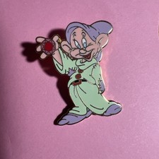 Disney Trading Pins 1704 Dopey with Red Jewel