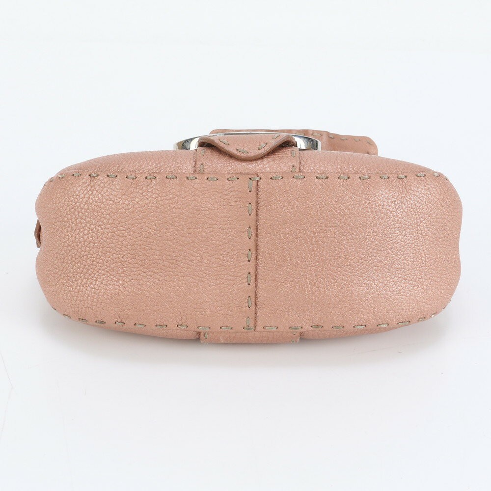 FENDI One Shoulder Bag Purse Selleria Leather Pink Authentic thumbnail 11
