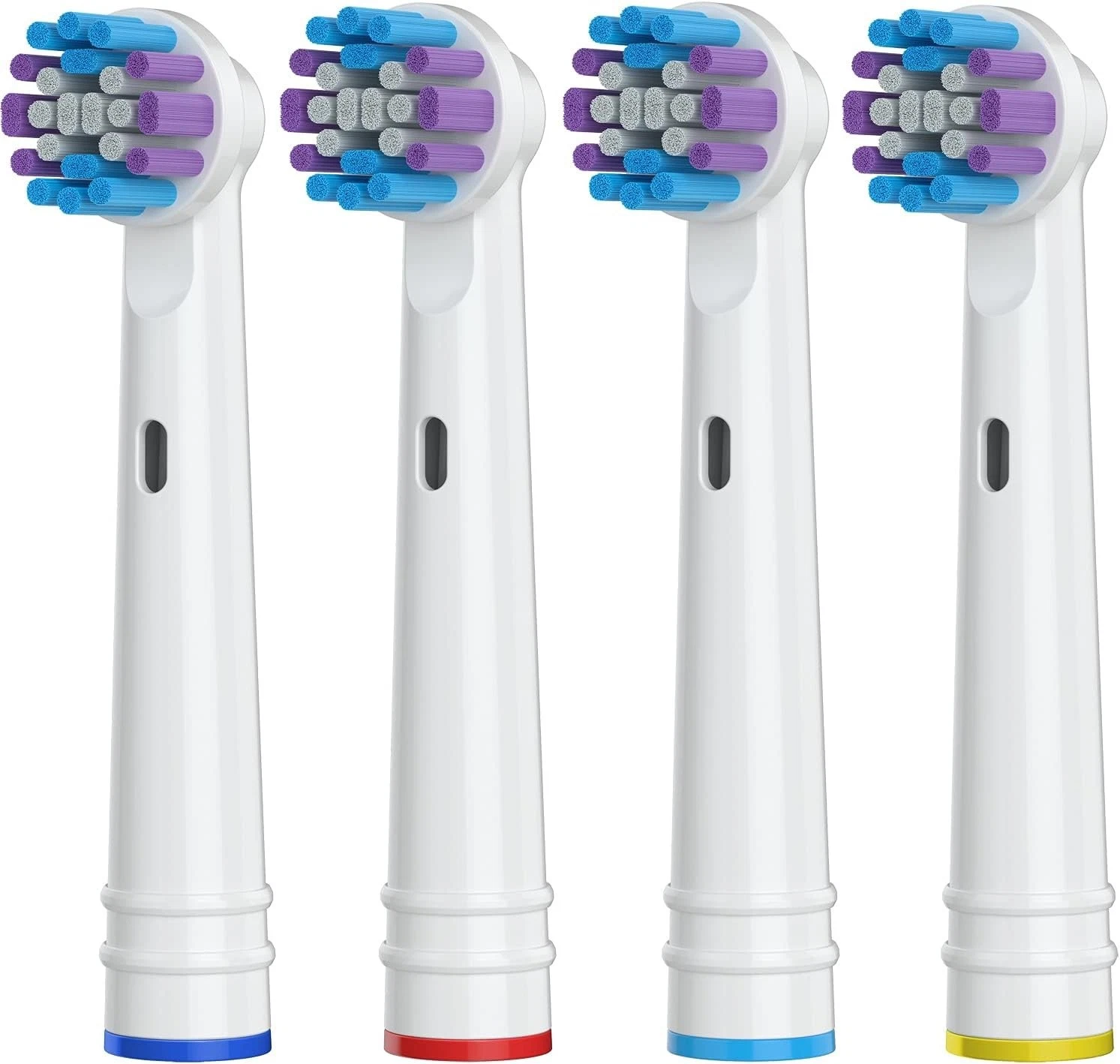 Replacement Toothbrush Heads Compatible with Oral B Braun 1or 4 Pack - Picture 1 of 6