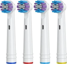 Replacement Toothbrush Heads Compatible with Oral B Braun 1or 4 Pack