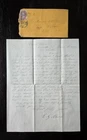 1863 CIVIL WAR - CAMP DOUGLAS, CHICAGO, ILLINOIS, LETTER