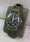 Vintage Timex Manual Wind Men's Watch with NATO Strap, Works!