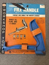 Vintage Rare - Oxwall Workshop Tools NOS Change Easy File Handle 4171