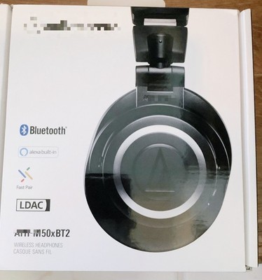 A-T ATH-M50xBT2 Wireless Over-Ear Headphones Black New US