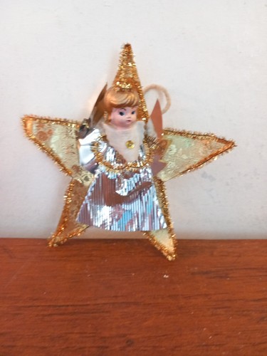 VINTAGE 1950'S JAPANESE CHRISTMAS ANGEL DECORATION - Picture 10 of 17