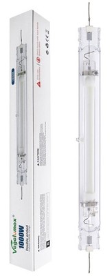 Vegelumax MH 1000Watt Double Ended Metal Halide Grow Light Bulb,PPF