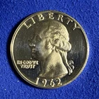 1962 Washington Quarter 25C Philadelphia Business Strike 90% Silver KM#164