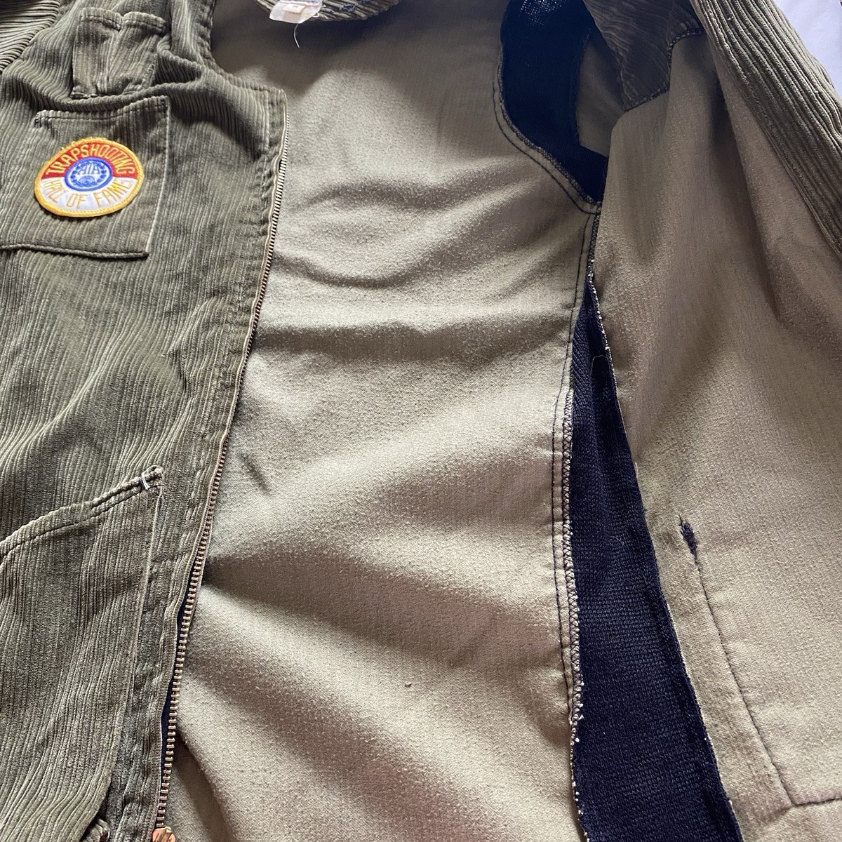 VTG bob allen Gun Club Sportswear Shooting Jacket Sz M Olive 