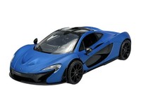 Motormax Mclaren P1 Matte Blau 1:24 Die Cast Metal Model Neu Im Kasten 79508