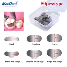 Dental Sectional Matrix System Contoured Metal Matrices Refill Matrix Bands 50x