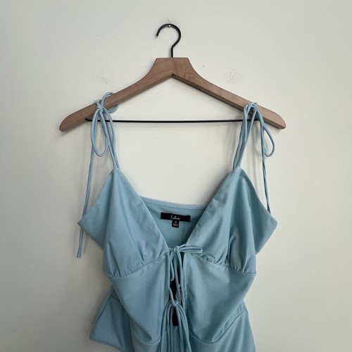 NWT Lulus Sultry for the Night bodysuit Going Out Party Festival Club Date Tie - Picture 7 of 16