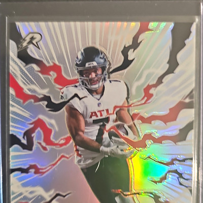 Panini Rookies & Stars Bijan Robinson Atlanta Falcons Refractor Card #5 2024