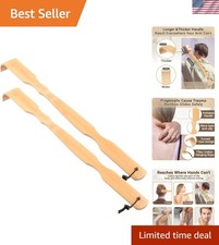 Back Scratcher Wooden 17 Inch Long Handle Massager for Men Women Elderly