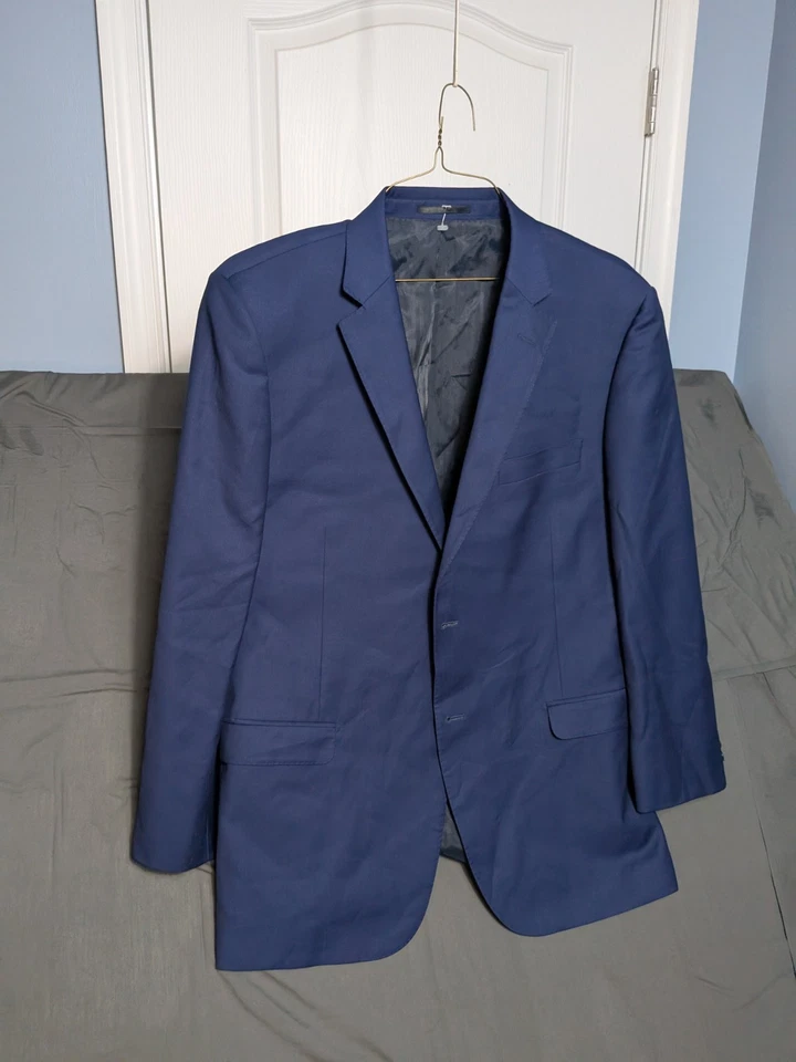 Chaqueta Abrigo Deportivo Blazer Ermenegildo Zegna Azul 40R Foto 2 de 4