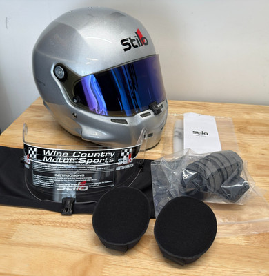 Stilo ST5 Composite Racing Helmet Snell **SA2015** Size 60/L + Rally Electronics