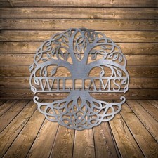 Personalized Tree of Life Monogram - Custom Tree of Life Monogram Sign - Persona