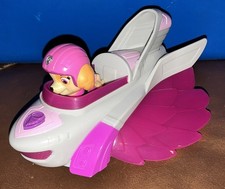 PAW Patrol Mighty Pups Skye Deluxe Vehicle Lights Sounds Figure Works