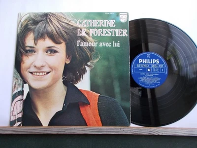 CATHERINE LE FORESTIER L'AMOUR AVEC LUI rare ! Made in Japan + insert - Photo 1/3
