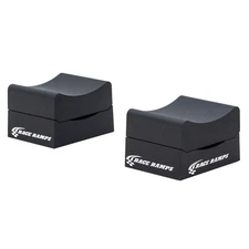 Race Ramps 8" Adjustable Wheel Cribs Car Maintenance Display, Black (Open Box)