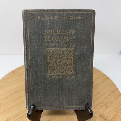 Sir Roger De Coverley Papers 1899 Mary E. Litchfield