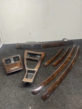 ☑️ 06-11 BMW 3 SERIES E92 COUPE INTERIOR CONSOLE DOOR DASH TRIM SET WOOD GRAIN