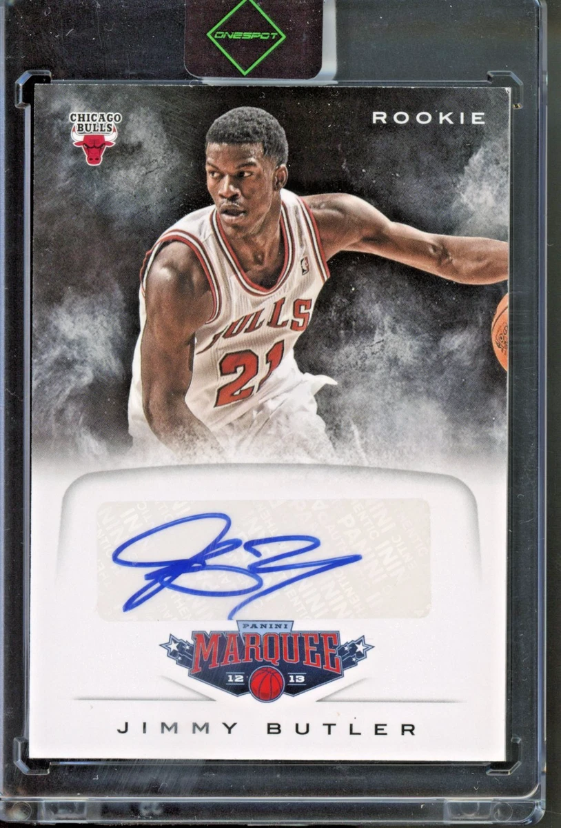 直筆サイン入り写真 ジミー・バトラー シカゴ・ブルズ/フレーム別/SA鑑定済 Jimmy Butler Basketball Autographed Sports Trading Cards