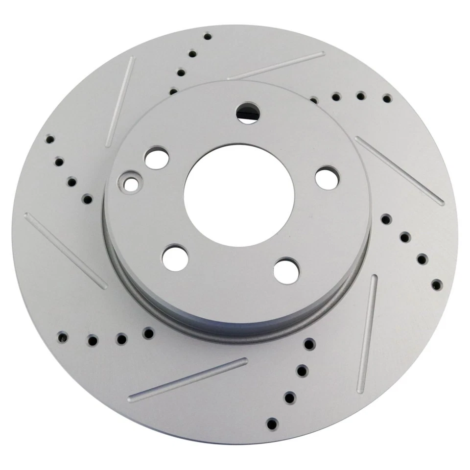 Juego de rotores de freno delanteros para Mercedes-Benz E320 2006-2009 E350 2003-2009 Foto 4 de 4