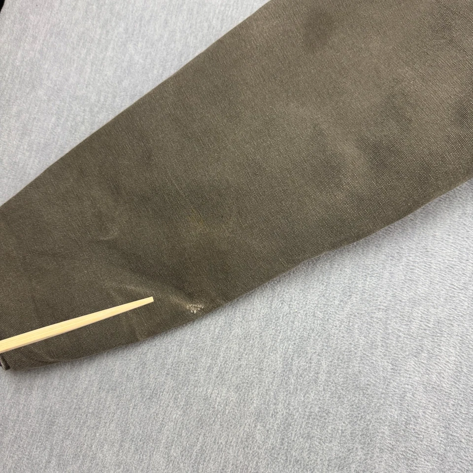 Chaqueta Sorel Para Hombre Pequeña Verde Oliva Cremallera Completa Tareas Lona Granero Exterior Ropa de Trabajo Foto 3 de 4