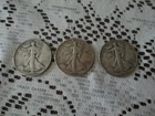 1946,1945,1941 Walking Liberty Silver Half Dollar Coins- Lot Of 3