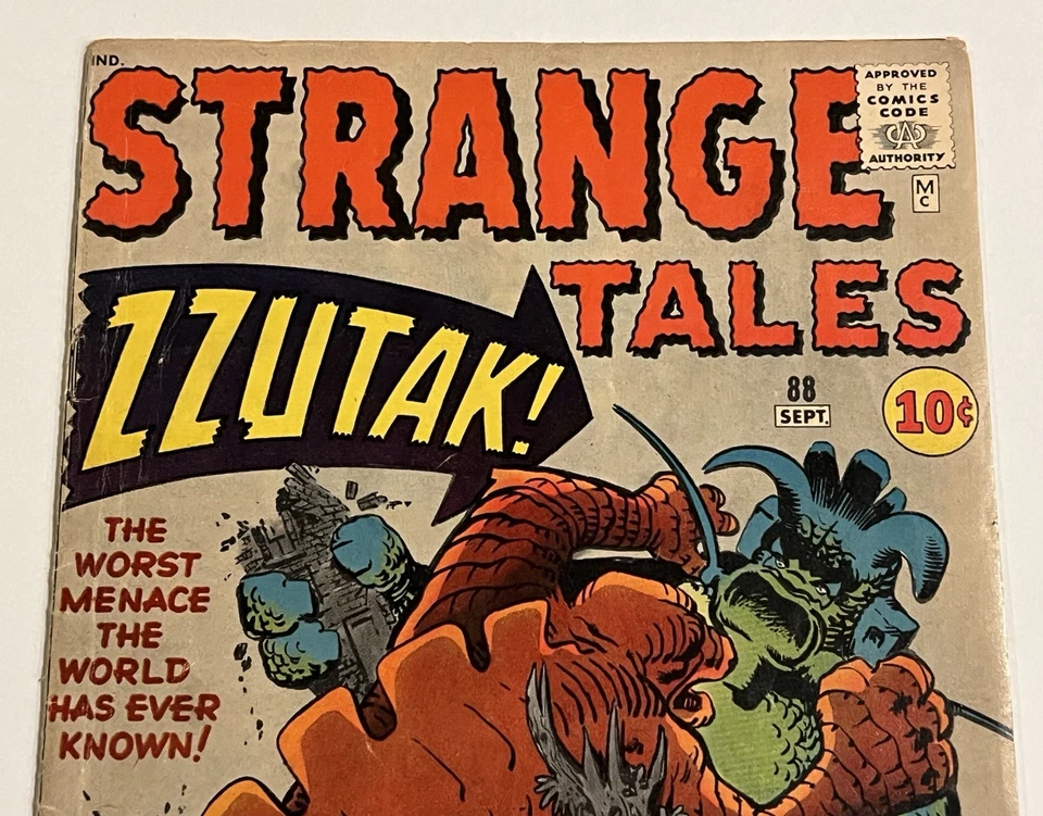 STRANGE TALES #88 (1961) -  MARVEL SILVER AGE SCI-FI ZZUTAK KIRBY VG/F - Image 2 of 4