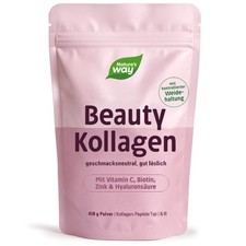 Beauty Kollagenpulver 450 g | Vitamin C Hyaluronsäure Biotin Zink …
