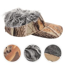 Baseball Hat With Wig Hairpiece Decorative Cap For Sports And Outdoor Use