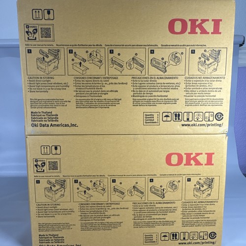 Set 4 New Genuine Oki C711 CYMK Drum Units 56129201 56129202 56129203 56129204 - 第 2/2 張圖片