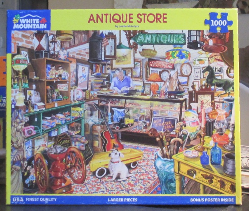 ANTIQUE STORE BY JOELLE McINTYRE - Complete - WHITE MOUNTAIN PUZZLE