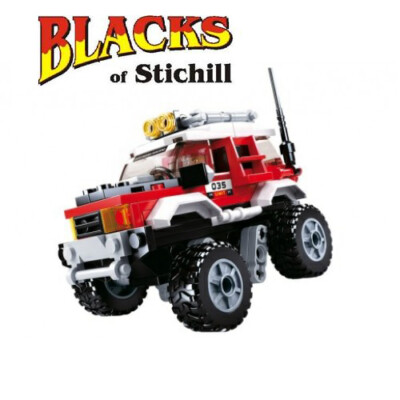 Sluban Car Club Off Road 4x4 rot 142 Stück Ziegel Bau Bauset
