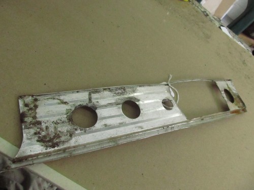 1963 Impala 2 Door Hardtop RH Of Steering Column Dash Trim #3 DAMAGED - Picture 7 of 9